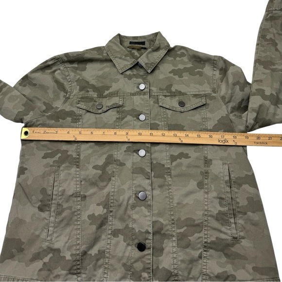 ATM Sage Green Camouflage Large Denim Jacket - Picture 13 of 14